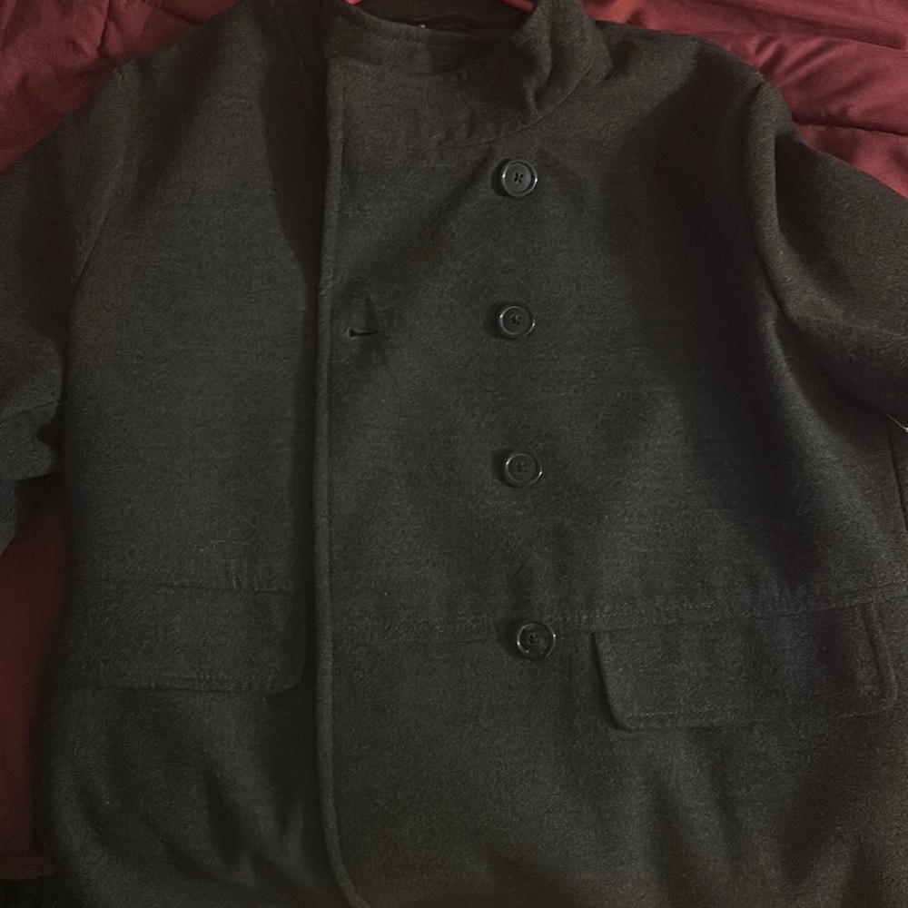 Old navy pea coat. Fitted.